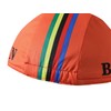 BikingBros Brooklyn Orange Cycling Cap - Retro Cycling Hat-Under Helmet