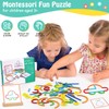 Erzekrim Montessori Wooden Puzzles, Shape Adjustment Game, Montessori Toy from