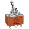 125V/20A (12mm) 2-Pole Double Throw/Toggle Switch EA940DH-206