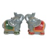 Ebros Carnival Circus Elephants With Trunks Up Magnetic Salt And