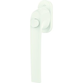 Window Handle Roto Samba Push Button Traffic White with Screws Square Pin 7 x 43 mm