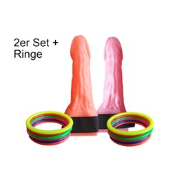 JGA Ring Game | Joke Item Stag Night | Hen Party Toy | Party Game | Bridesmaid Decoration | Bride | Gift Birthday | Ring | Throwing Game | Drinking Game
