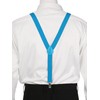 sourcing map Women's Suspenders Metal Clips Adjustable Elastic Band Y