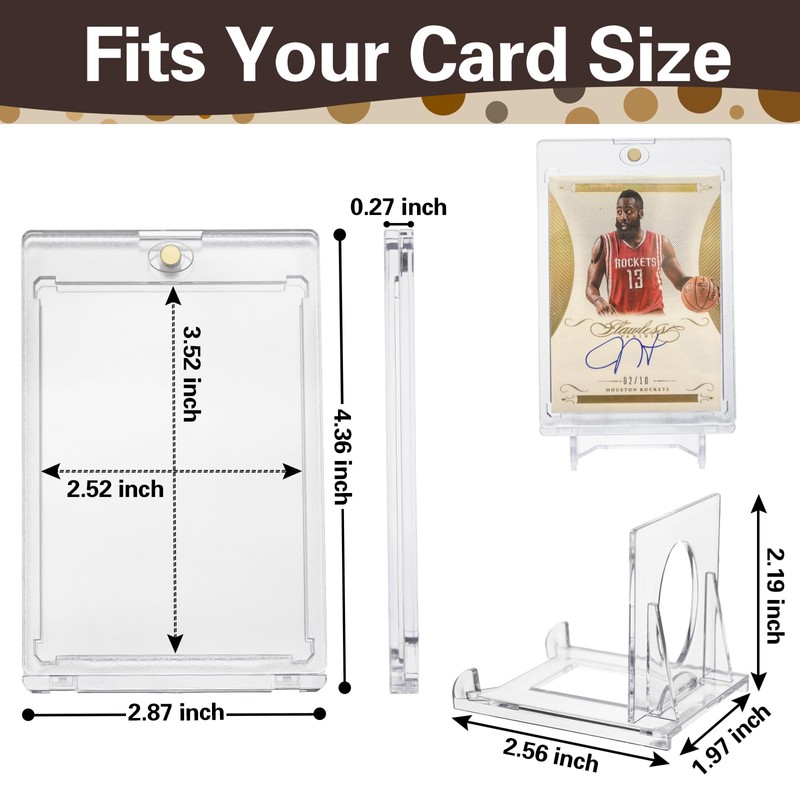 Frtrche Magnetic Card Holders for Trading Cards