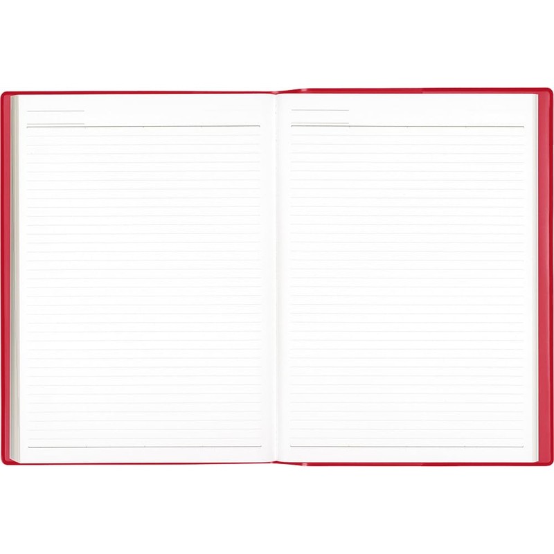 Hakubunkan Notebook 2026 A5 Weekly Desk Planner with Spin, Red