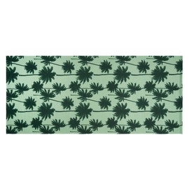 Dreamscene Beach Towel Palm Tree Green, Microfibre Beach Towels for Adults Kids Gym Swimming Pool Beach Holiday Essentials Quick Dry Towel, 71cm x 152cm