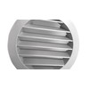 Weather protection grille black/grey DN: 100 125 150 160 200