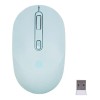 Mouse Techzone Inalámbrico Click Silencioso 1600 Dpi Azul