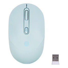 Mouse Techzone Inalámbrico Click Silencioso 1600 Dpi Azul