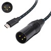 Earmax USB C to XLR Male OFC Audio Output Cable
