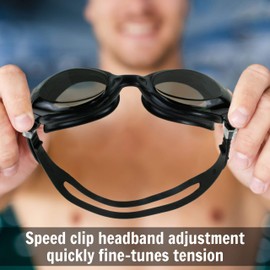 Water Gear Vapor Swim Goggles - Comfortable and Durable