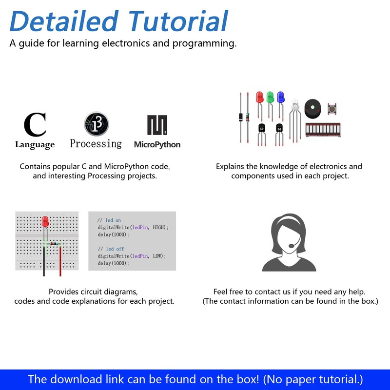 FREENOVE Ultimate Starter Kit for ESP32-WROVER (Included) (Compatible with Arduino
