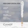 Black Rock Candy Sugar Sticks - Black Cherry Flavored -