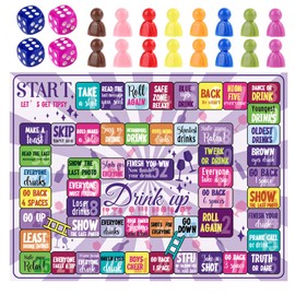 Drinking Board Game for Adults, Stag Night Game, Interactive Party Drinking Games, Funny Drinking Games for Adults, Sociable Board Games for Any Occasion (2-16 Players)