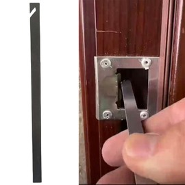 XUZHID Door Strike Plate Bending Adjustment Wrench,Security Door Gaps Fix with Bending Wrench Door Gaps Eliminates Tool