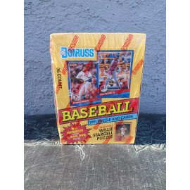 1991 Donruss Baseball Series 1 NEW Factory Sealed Unopened Wax Box 36 Packs