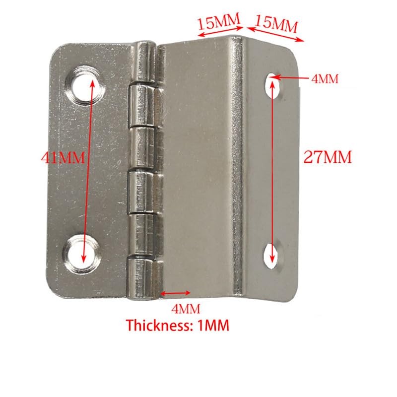 2PCS Three Fold Retro Shutter Hinge 41 * 15 *