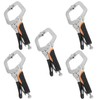5 Pack 6 Inch C Clamp Locking Pliers,Locking C Clamp