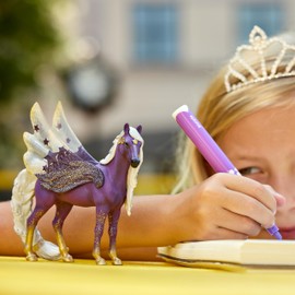 Schleich bayala, Unicorn Toys, Unicorn Gifts for Girls and Boys 5-12 Years Old, Star Pegasus Mare, Multi, 70579