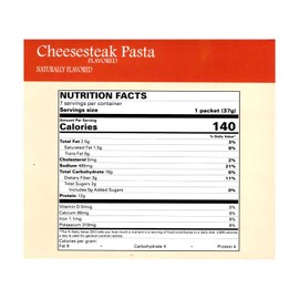 Nutmeg State Nutrition – High Protein Entree, Low Calorie, Low Carb, Bariatric Diet Friendly, Ideal Protein Compatible, 7 Servings Per Box (Cheesesteak Pasta)