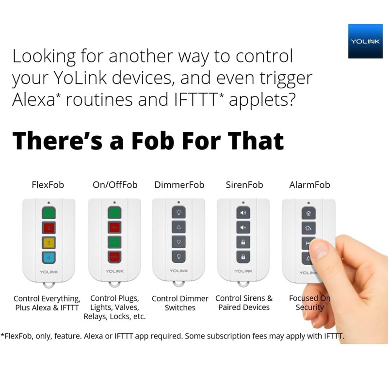 YoLink Wireless Smart Valve Control Kit, 1/2" Brass Motorized Valve,