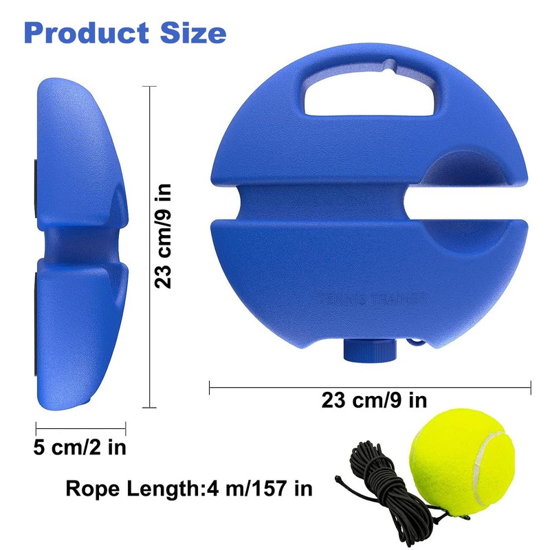 Solo Trainer Rebound Ball, Elastic with String for Self Tennis