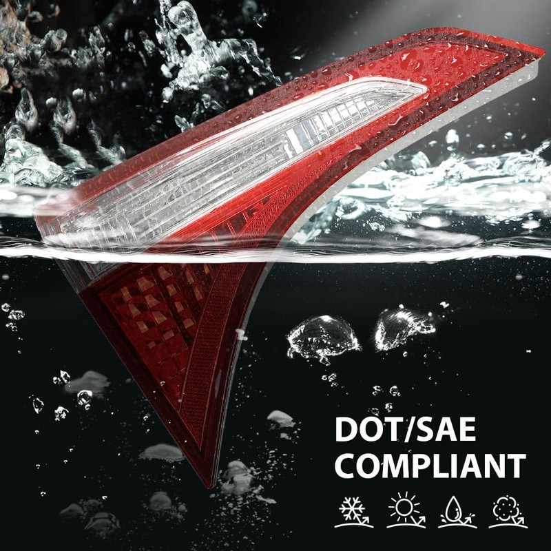 CHEDA Inner Tail Light Lens Brake Lamp Compatible with Toyota