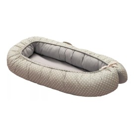 Baby Inc Cama Portátil Para Bebe Colecho Baby Inc Gris Puntos