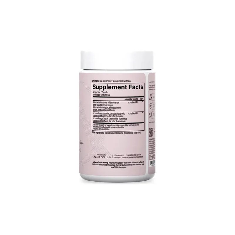 Aventus Women's Daily Probiotic 60 Caps - 30 Serv Sfn