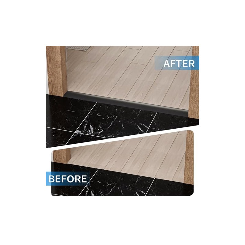 Floor Transition Strip - Self Adhesive Vinyl Flooring Trim for