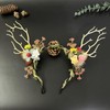 Caiguoer Women Christmas Fans Headband (B)