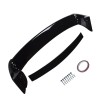 munirater Rear Trunk Spoiler Wing Lip Black ABS Plastic For