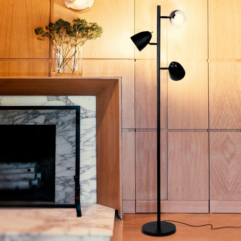 Brightech Jacob LED Standing Lamp, Modern Bright Floor Lamps for