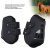 2Pcs Horse Tendon Boots Set Sturdy Adjustable PU Shell Tendon
