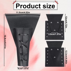 Medieval Leather Sword Frog Holster Knight Belt Dagger Katana Holster, Medieval Dagger Holster, Medieval-Style Dagger Holster, Dagger Belt Leather Sheath Adjustable Sword Frog Holster, Black