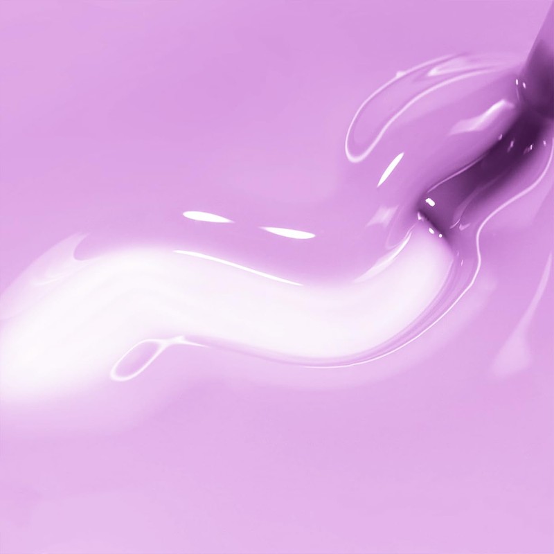 Imtiti Jelly Gel Nail Polish, Light Purple Sheer Jelly Nail