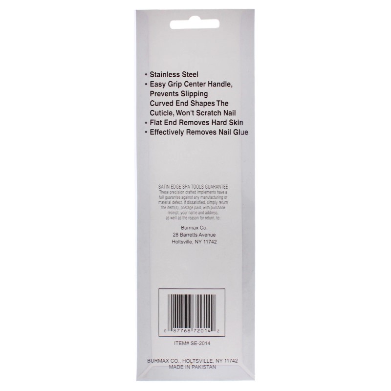 Cuticle Pusher-Remover by Satin Edge for Unisex - 1 Pc