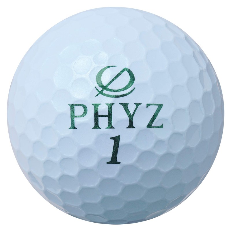 Bridgestone 19 PHYZ Golf Balls, Green, 12-Ball Pack