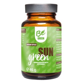 BeGreen Sun Green Vitamin D3-K2 Magnesium Omega-3 Capsules High Dose 3,000 IU Vitamin D3 and 150 µg Vitamin K2 per Capsule 100% Vegan without Additives Pack of 60 Made in Germany