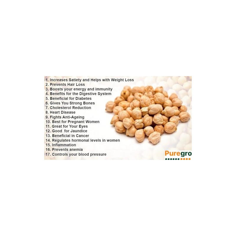 Puregro Chick Peas (KABULI CHANA) 500g