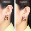 Kmeosch Anti-Droop Earring Backs - Support Backs for Heavy Earrings