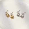Gold&Deer 14K Goldfield Pearl Point Shell Earrings Yellow Gold /