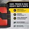 Cat® Heavy Duty Rubber Floor Mats for Car SUV Truck