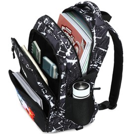 BLUBOON Rolling Backpack with Wheels Kids Backpack for Boys Teens Wheeled Bookbag Kids Luggage Travel Hiking (Camo blue)