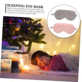 Healeved 4 Pcs Plush Eye Mask Portable Eye Pillow Man Satin