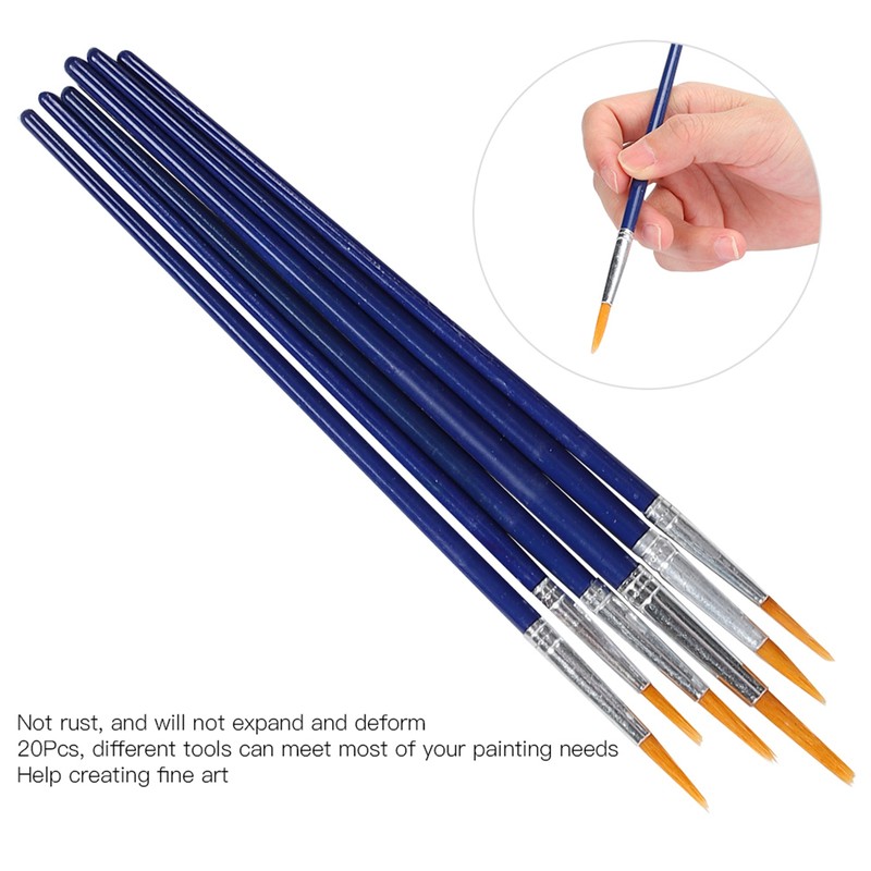 20Pcs Mandala Dotting Stippling Tools for Rock Painting Kit Pen