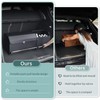 XCF Car Trunk Organizer, Collapsible Leather Car Trunk Storage Organizer