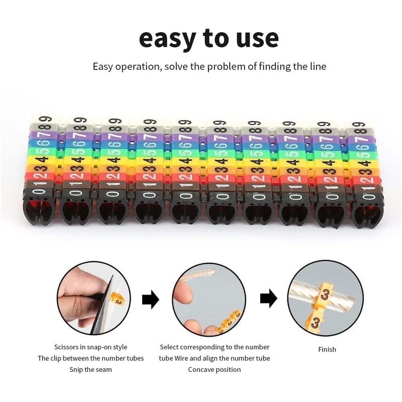 CABLEPELADO Bookmark Cable | Cable Marker Number | Cable Labels