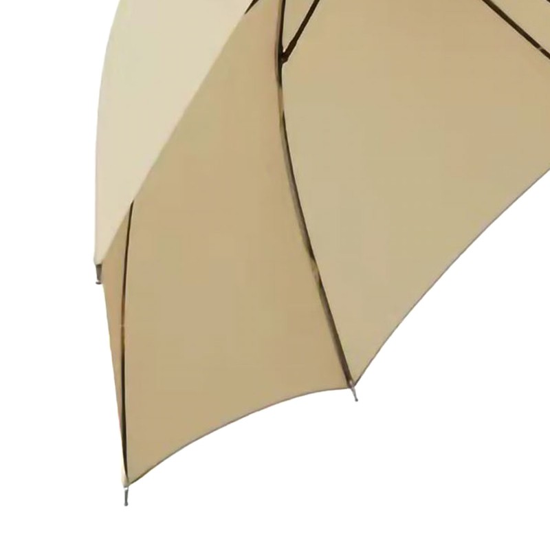 Long Umbrella Long Wooden Handle Windproof Retro Style Water Resistant