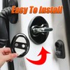 YUYUDEHM 4PCS Silicone Car Door Latch Protector, Car Door Lock